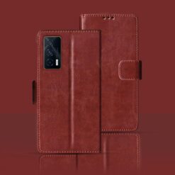 IQOO 7 5G flip cover | I2012 flip cover | Brown