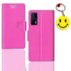 IQOO 7 5G flip cover for girl | I2012 flip cover for girl | Free Smiley Keychain | ND_12