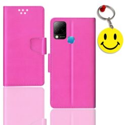 Infinix Hot 10s flip cover for girl | X689B flip cover for girl | Free Smiley Keychain | ND_12