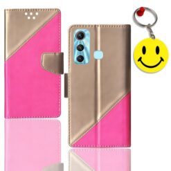 Infinix Hot 11 flip case | X662B flip case | Free Smiley Keychain | ND_09