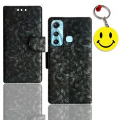 Infinix Hot 11 flip cover | X662B flip cover | Free Smiley Keychain | ND_08