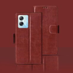 Infinix Hot 30 5G flip cover | X6832 flip cover | Brown