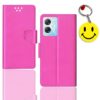 Infinix Hot 30 5G flip cover for girl | X6832 flip cover for girl | Free Smiley Keychain | ND_12