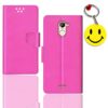 Infinix Hot 4 Pro flip cover for girl | Infinix X5511-B flip cover for girl | Free Smiley Keychain | ND_12