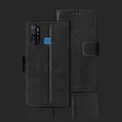 Infinix Hot 9 foloding cover | X655C foloding cover | Black