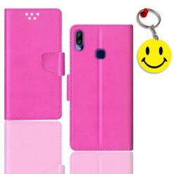 Infinix Hot S3X flip cover for girl | Infinix X622 flip cover for girl | Free Smiley Keychain | ND_12
