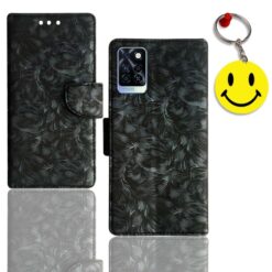 Infinix Note 10 Pro flip cover | Infinix X695D flip cover | Free Smiley Keychain | ND_08