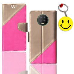 Infinix Note 7 flip case | Infinix X690B flip case | Free Smiley Keychain | ND_09