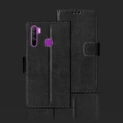 Infinix S5 Lite foloding cover | X652B foloding cover | Black