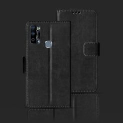 Infinix Smart 4 Plus foloding cover | X680D foloding cover | Black