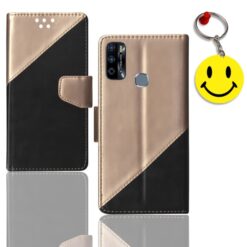 Infinix Smart 4 Plus folding cover | Infinix X680D folding cover | Free Smiley Keychain | ND_10