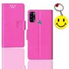 Infinix Smart 4 Plus flip cover for girl | Infinix X680D flip cover for girl | Free Smiley Keychain | ND_12