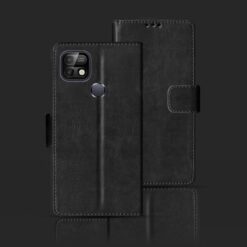 Infinix Smart 5 Pro foloding cover | Smart 5 Pro foloding cover | Black