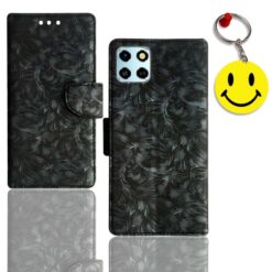 Infinix Smart 6 HD flip cover | X6512 flip cover | Free Smiley Keychain | ND_08