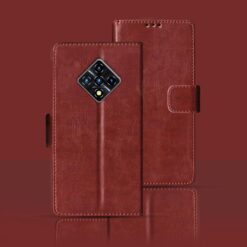 Infinix ZERO 8i flip cover | X687B flip cover | Brown