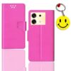 Infinix Zero 30 5G flip cover for girl | X6731 flip cover for girl | Free Smiley Keychain | ND_12