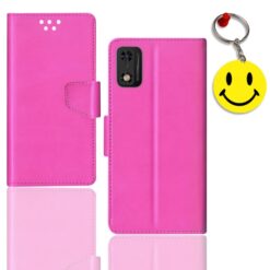 Itel A23 Pro flip cover for girl | L5006C flip cover for girl | Free Smiley Keychain | ND_12