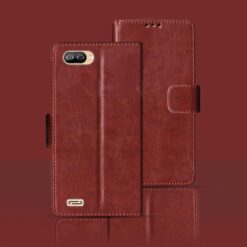 Itel A44 Air flip cover | A44 Air flip cover | Brown