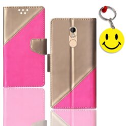Itel A44 Pro flip case | A44 Pro flip case | Free Smiley Keychain | ND_09