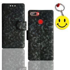 Itel A46 flip cover | A46 flip cover | Free Smiley Keychain | ND_08