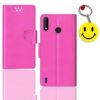 Itel A47 flip cover for girl | L5505 flip cover for girl | Free Smiley Keychain | ND_12