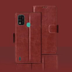 Itel A48 flip cover | L6006 flip cover | Brown