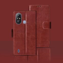 Itel A49 flip cover | A661L flip cover | Brown