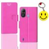 Itel A49 flip cover for girl | A661L flip cover for girl | Free Smiley Keychain | ND_12