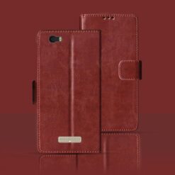 Itel P41 flip cover | IT P41 flip cover | Brown