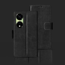 Itel P55 5G foloding cover | p55IN foloding cover | Black