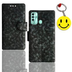 Itel Vision 2 flip cover | L6503 flip cover | Free Smiley Keychain | ND_08