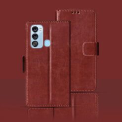 Itel Vision 3 flip cover | S661LP flip cover | Brown