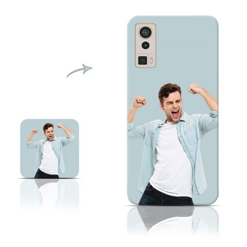 Customized LAVA BLAZE Pro / LZX404 Personalized Photo Printed Mobile Phone Cover.