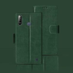 LAVA Z3 flip case | LE000Z93P flip case | Green