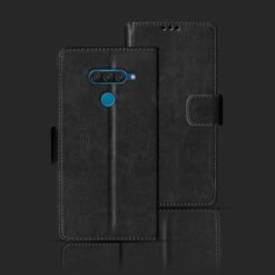 LG Q60 foloding cover | LMX525EAW foloding cover | Black