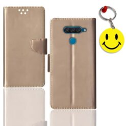 LG Q60 pouch cover | LMX525EAW pouch cover | Free Smiley Keychain | ND_11