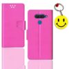 LG Q60 flip cover for girl | LMX525EAW flip cover for girl | Free Smiley Keychain | ND_12