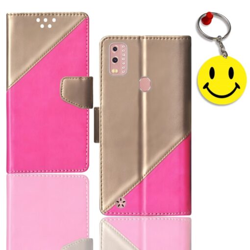 Lava Beu flip case | LS000BEU flip case | Free Smiley Keychain | ND_09