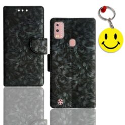 Lava Beu flip cover | LS000BEU flip cover | Free Smiley Keychain | ND_08