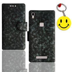 Lava Z80 flip cover | Z80 flip cover | Free Smiley Keychain | ND_08