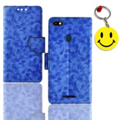 Lava Z91 phone flip cover | Z91 phone flip cover | Free Smiley Keychain | ND_07