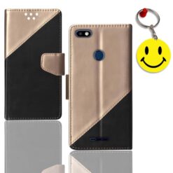 Lava Z91 folding cover | Z91 folding cover | Free Smiley Keychain | ND_10