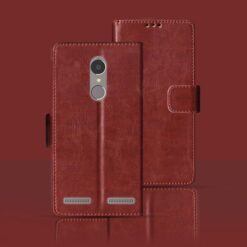 Lenovo K6 Power flip cover | K33A42 flip cover | Brown