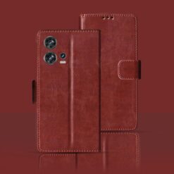 MOTO EDGE 30 FUSION 5G flip cover | PAUN0001IN flip cover | Brown
