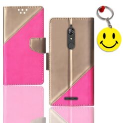 Micromax Infinty flip case | HS2 flip case | Free Smiley Keychain | ND_09