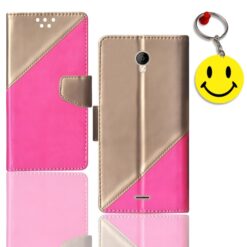 Micromax Spark Go flip case | Q409A flip case | Free Smiley Keychain | ND_09
