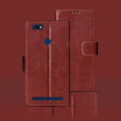 Micromax Yu Ace flip cover | 5014 flip cover | Brown