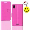 Micromax i One flip cover for girl | iOne flip cover for girl | Free Smiley Keychain | ND_12