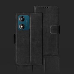 Moto E13 foloding cover | PAXT0068IN foloding cover | Black