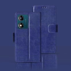 Moto E13 Pouch cover | PAXT0068IN Pouch cover | Blue